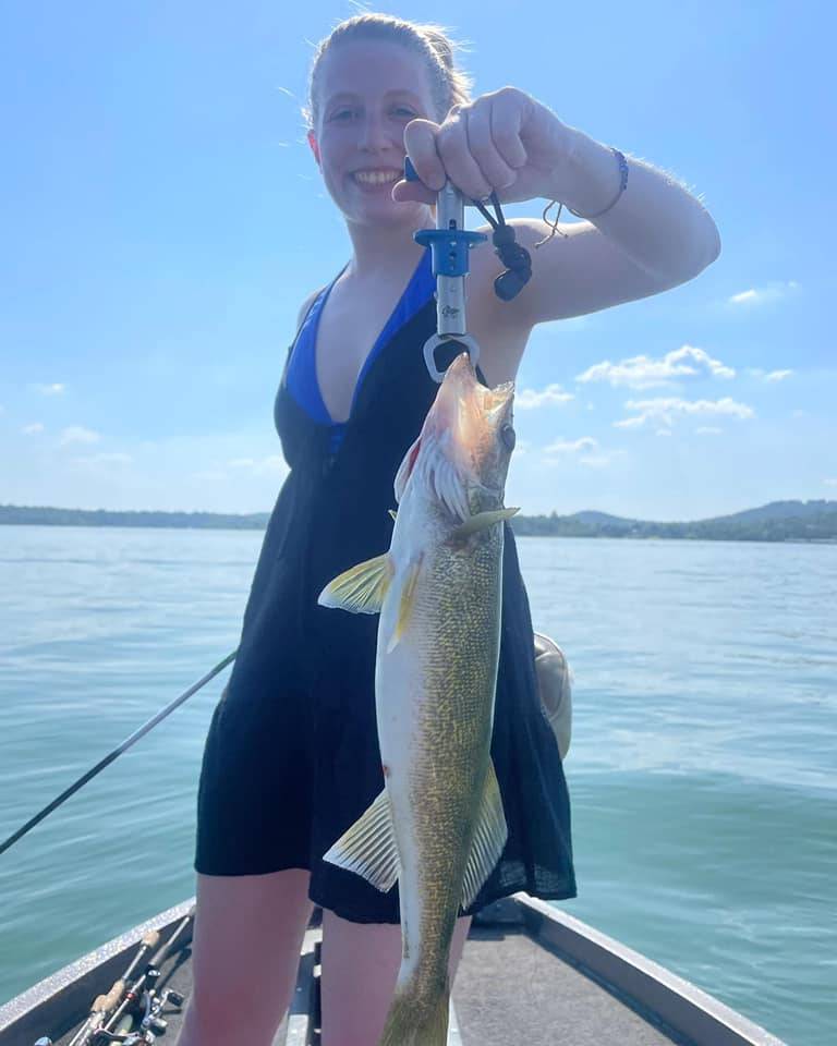 Massive walleye caught in Branson