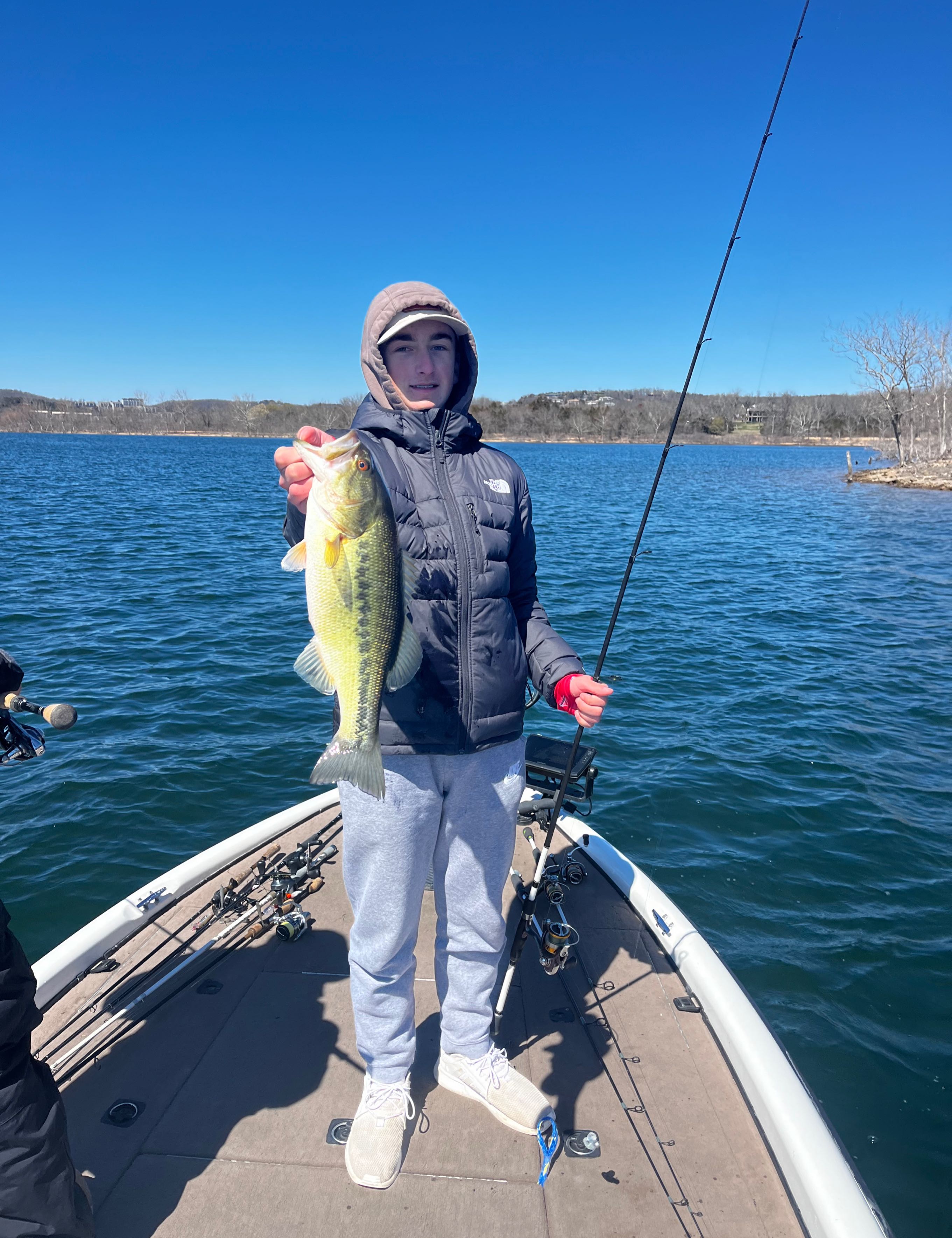 A largemouth bass caught in MO