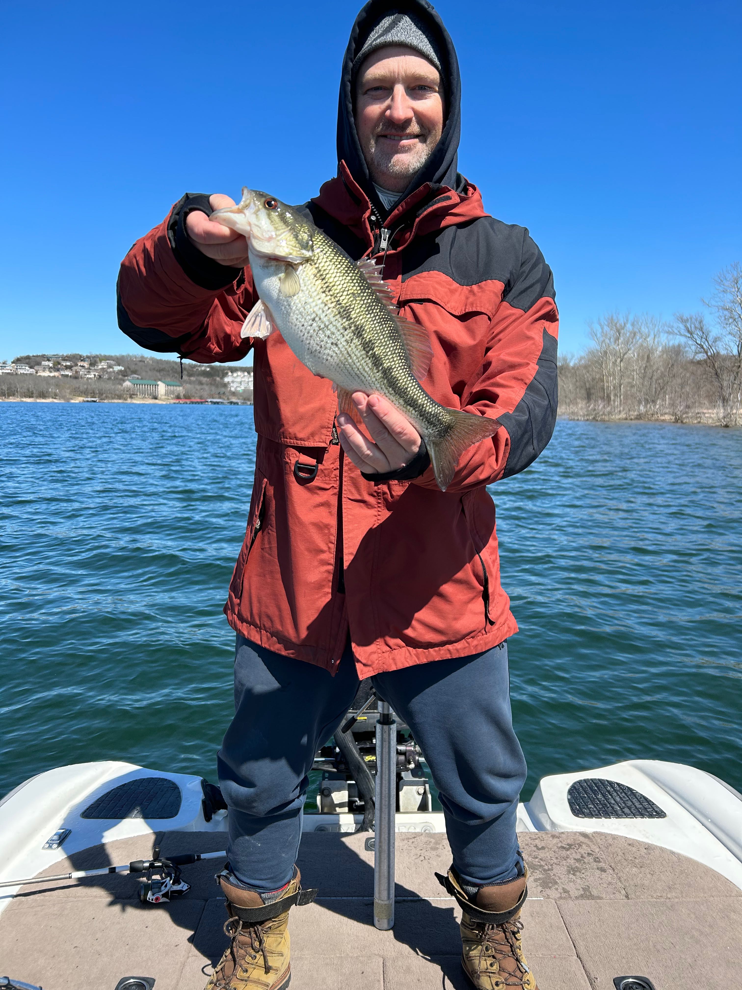 Spotted bass caught in MO