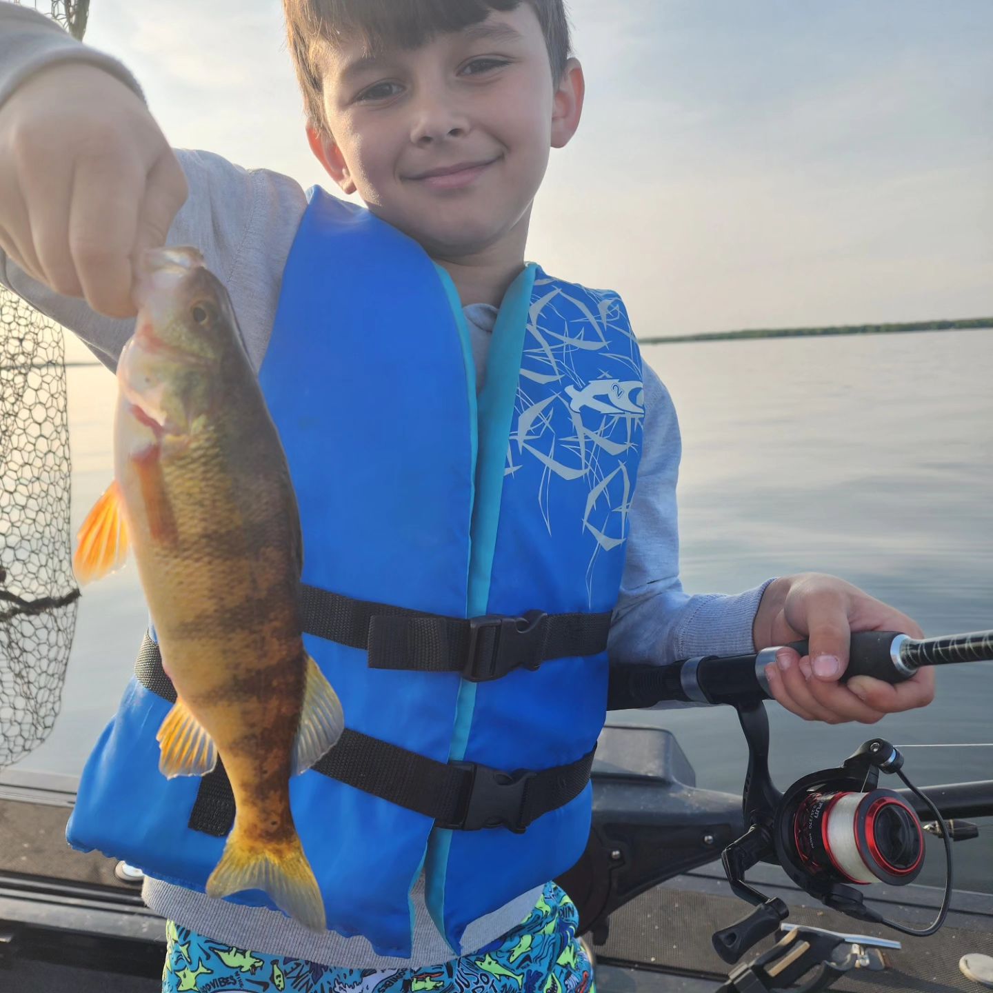 Single angler fishing in New York