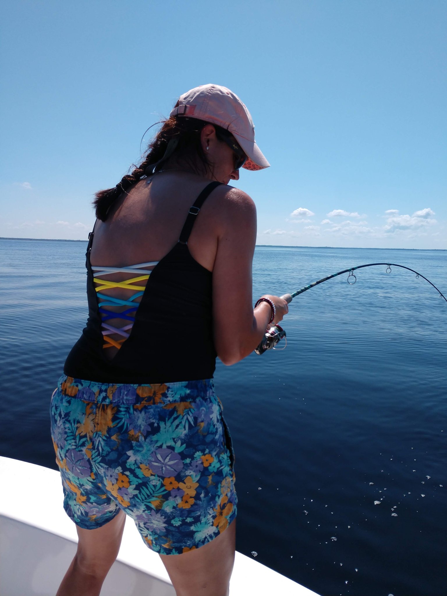 A person fishing in Old Town