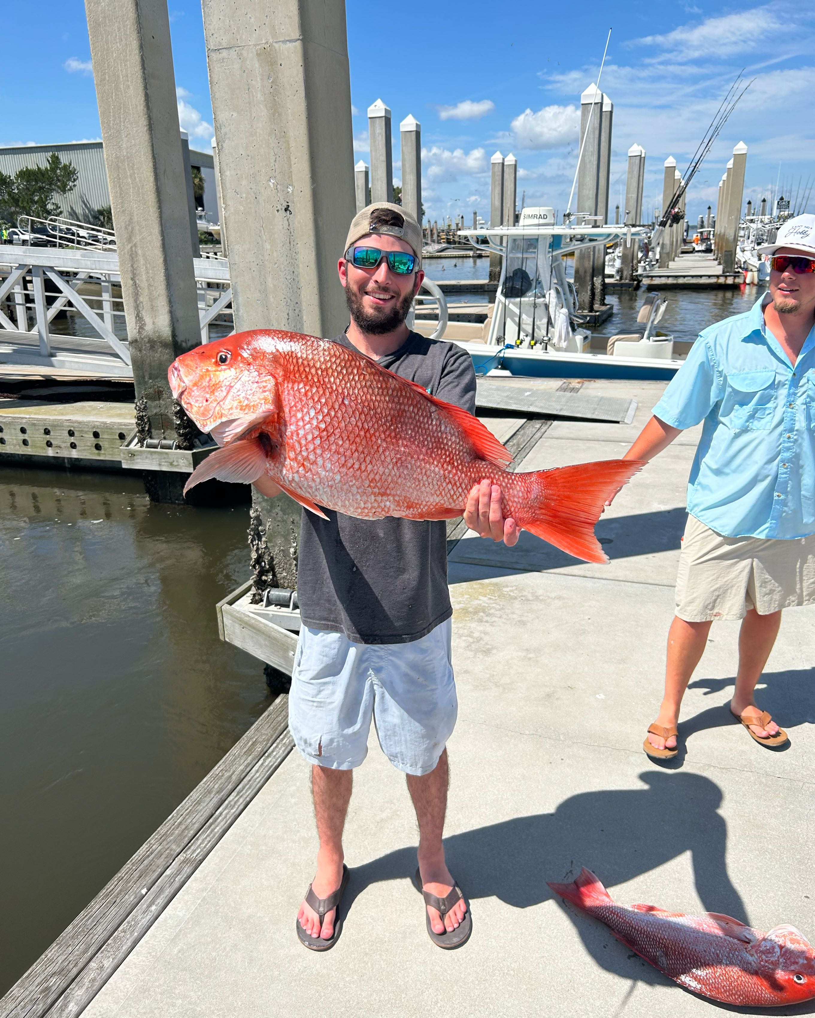 Two anglers with a nice catch of fish in Jacksonville
