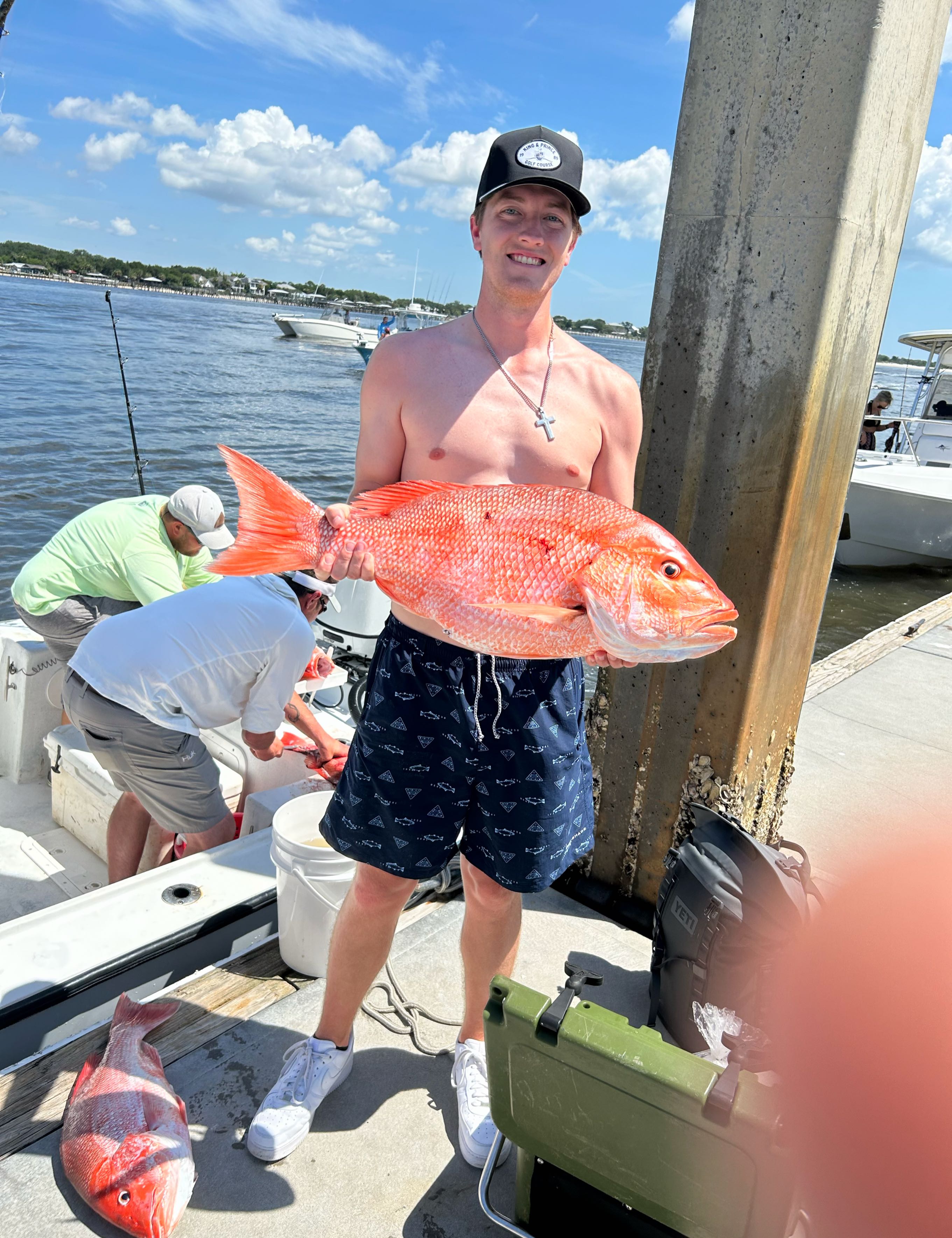 A person fishing in Jacksonville