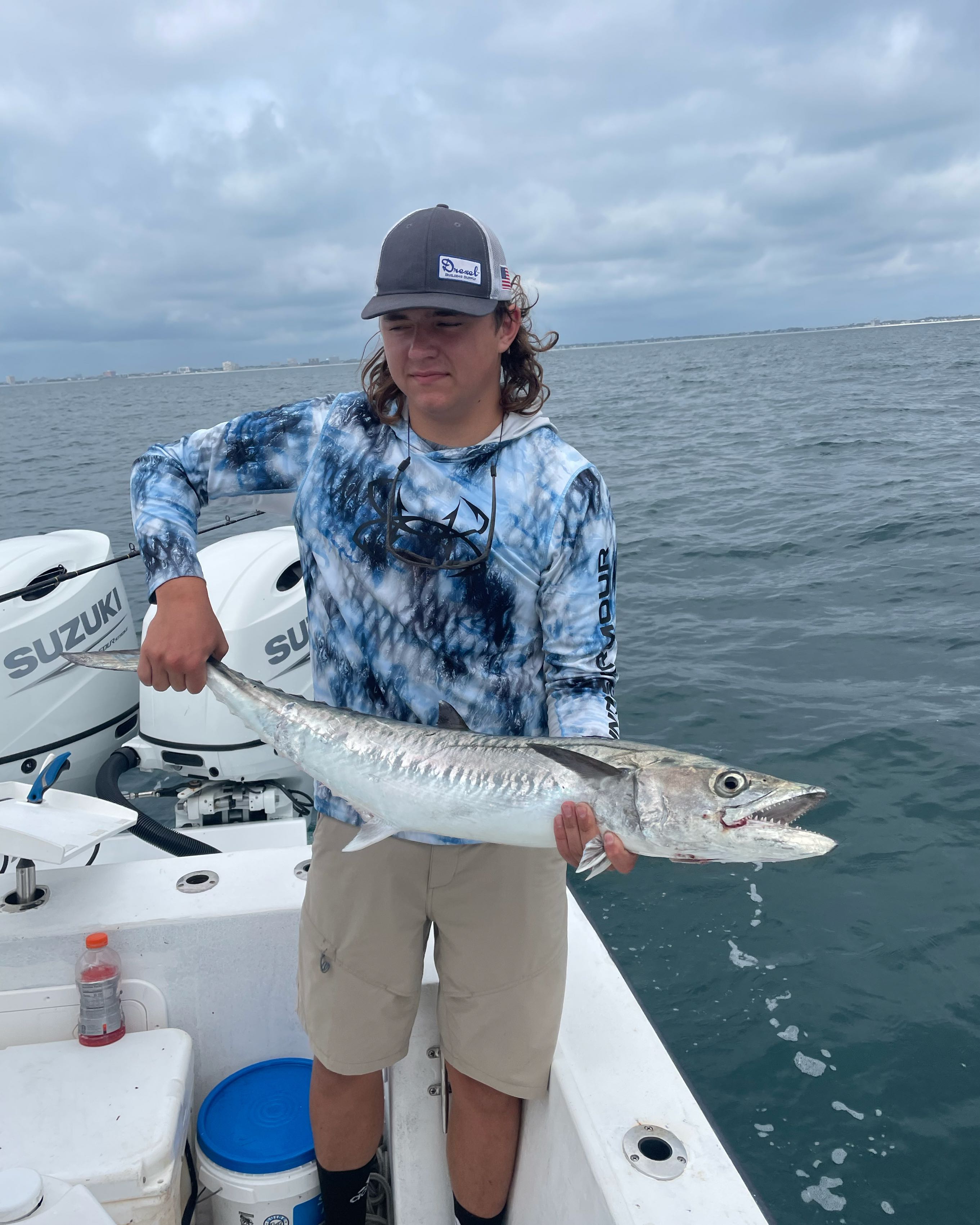 King Mackerel measuring 24 inches caught while fishing in FL