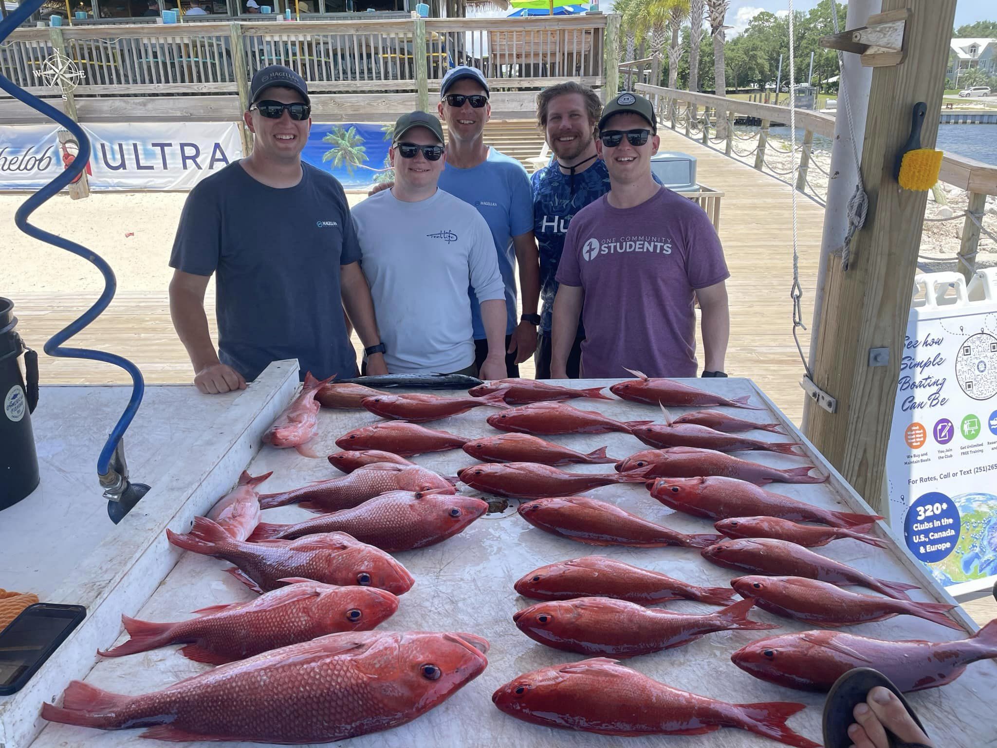 Two big fish caught while fishing in Alabama