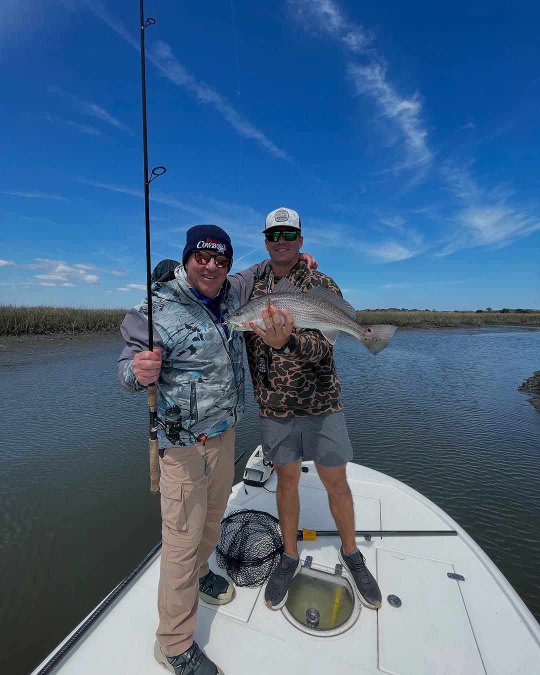 Redfish caught while fishing in NC
