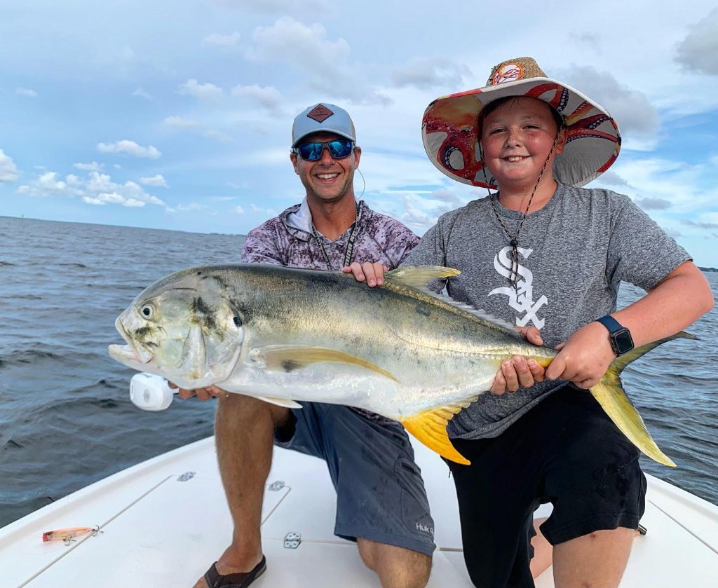Crevalle Jack fish caught while fishing in Santa Rosa Beach