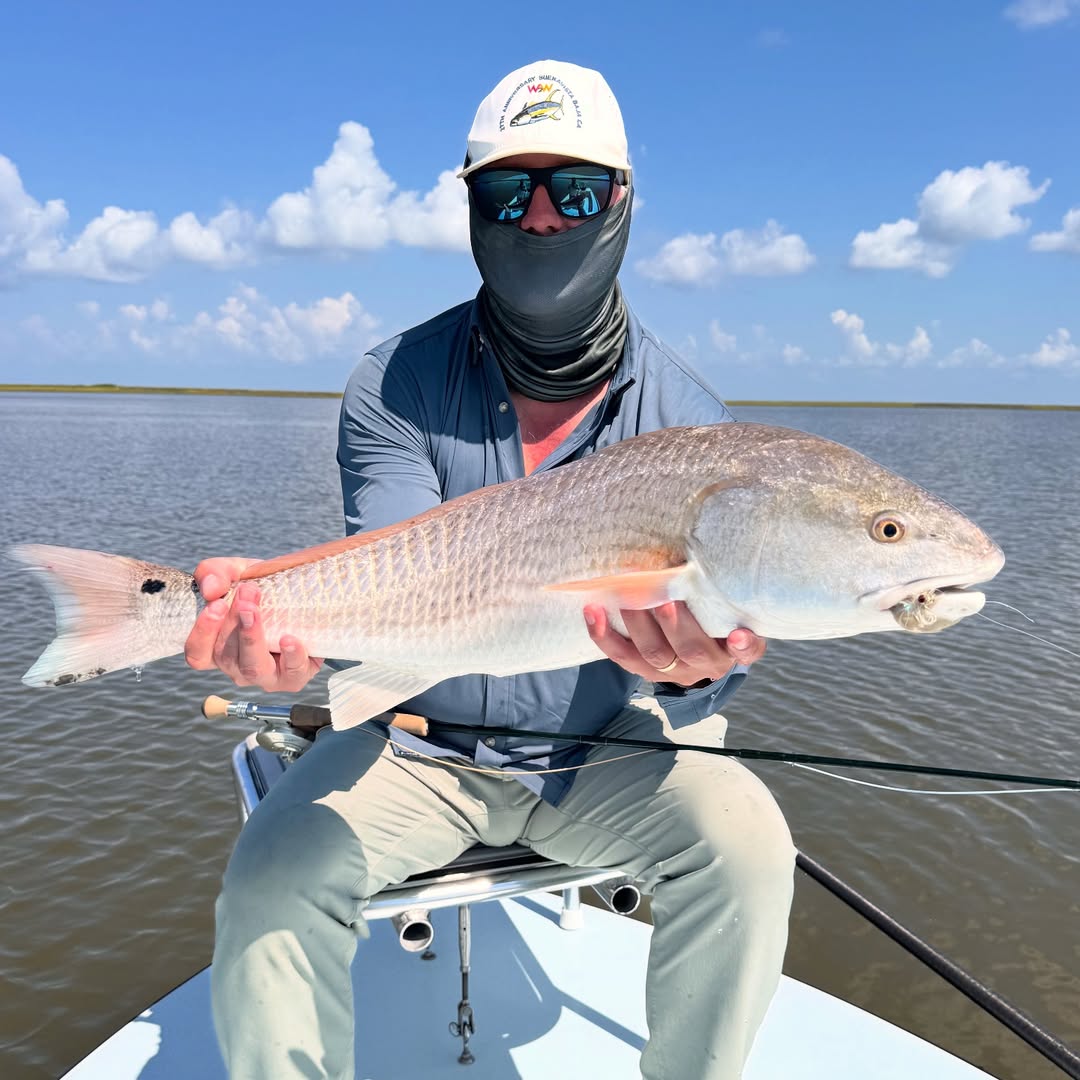 Redfish caught while fishing in Ocean Springs