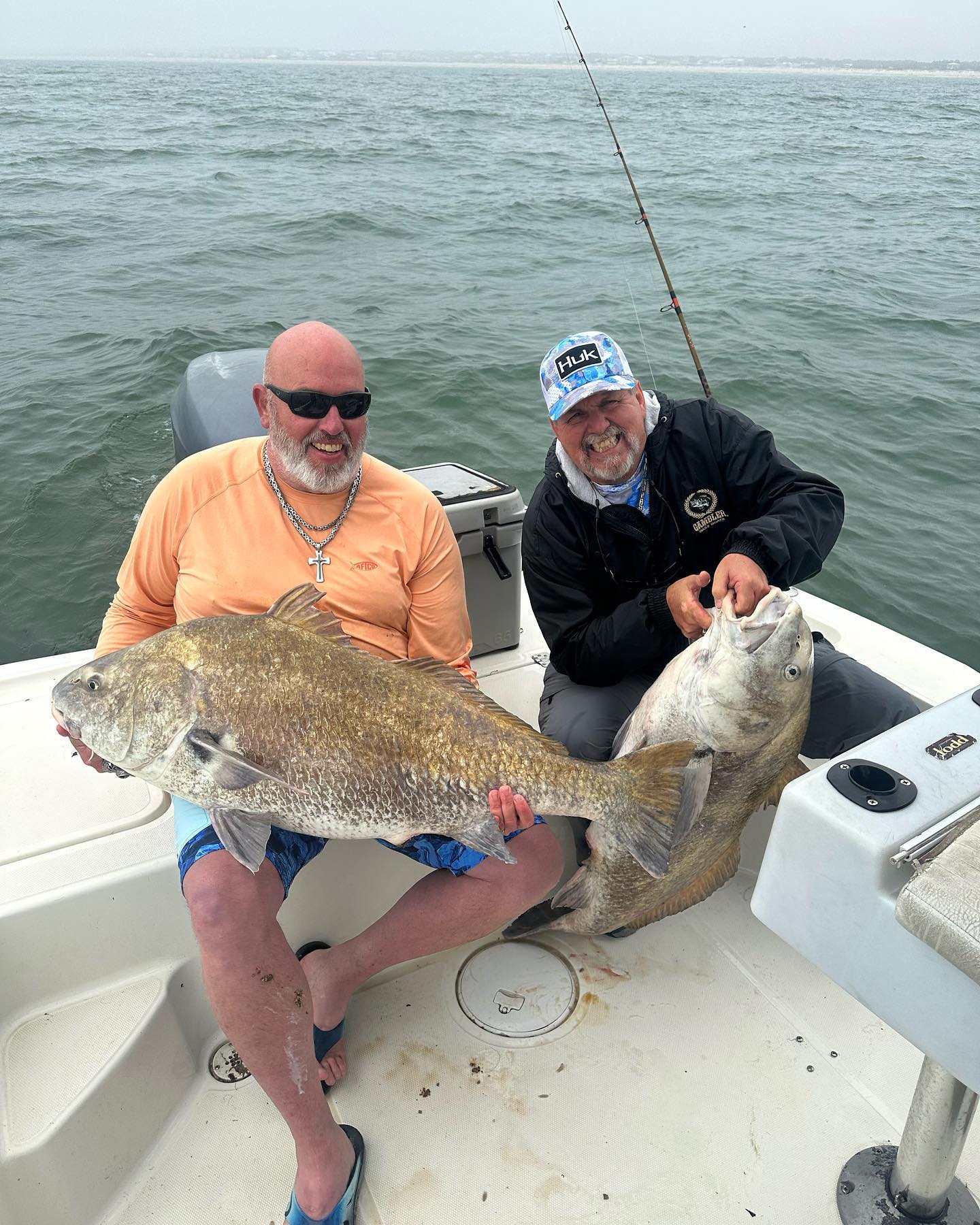 Anglers fishing at Fernandina Beach