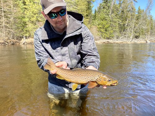 Angler fishing in Traverse City