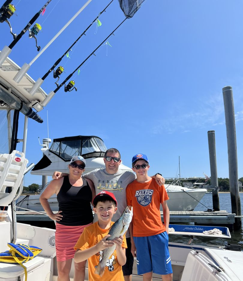 4 anglers fishing in MA