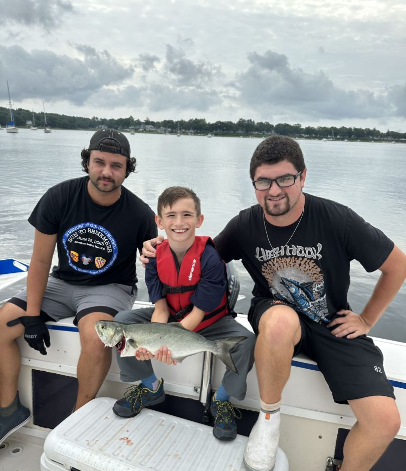 Bluefish, 18 inches, caught fishing in MA