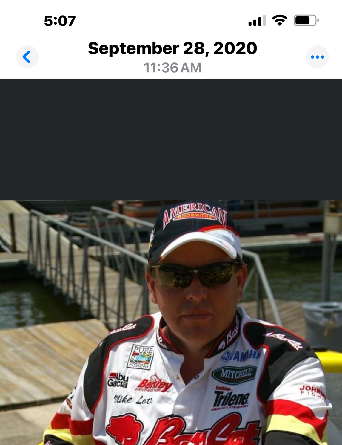 Fishing guide at marina dock in Galveston TX