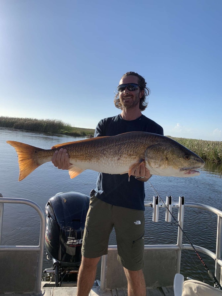 Redfish caught in Slidell, Louisiana