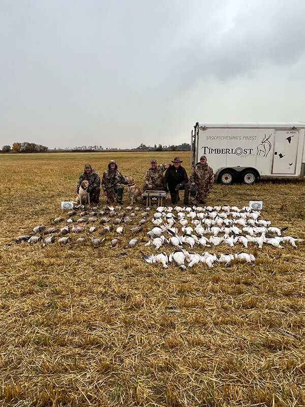 Four people fishing in Saskatchewan