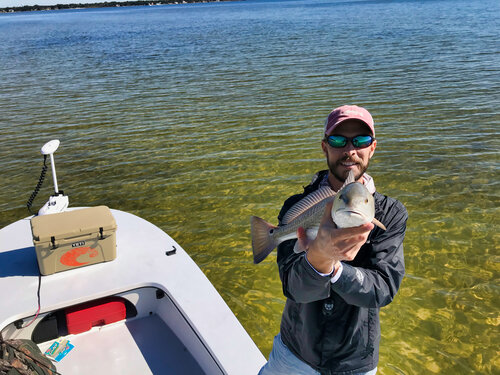 One angler enjoying the great outdoors in Destin, Florida.