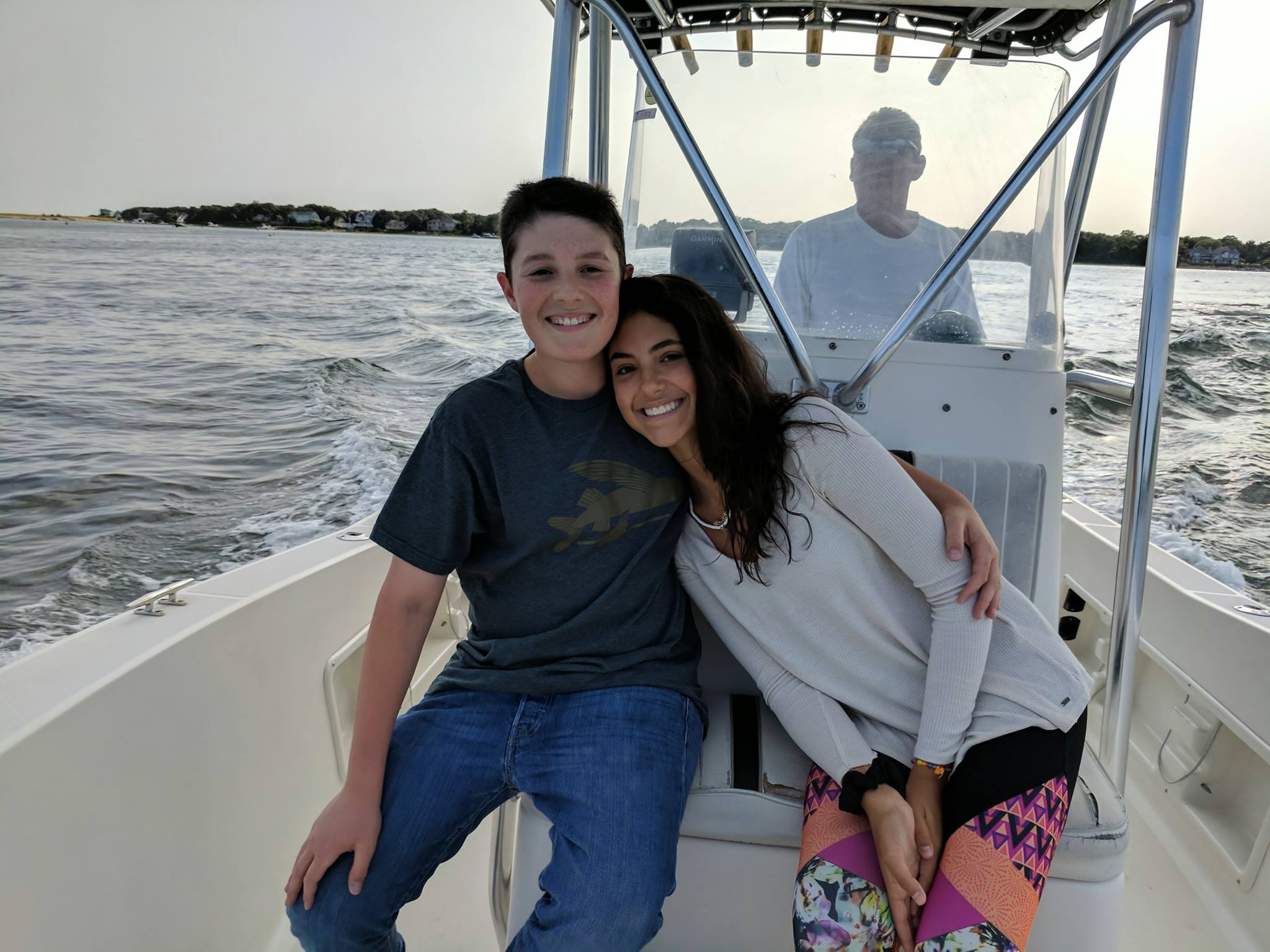 A photo of two people fishing in Mashpee