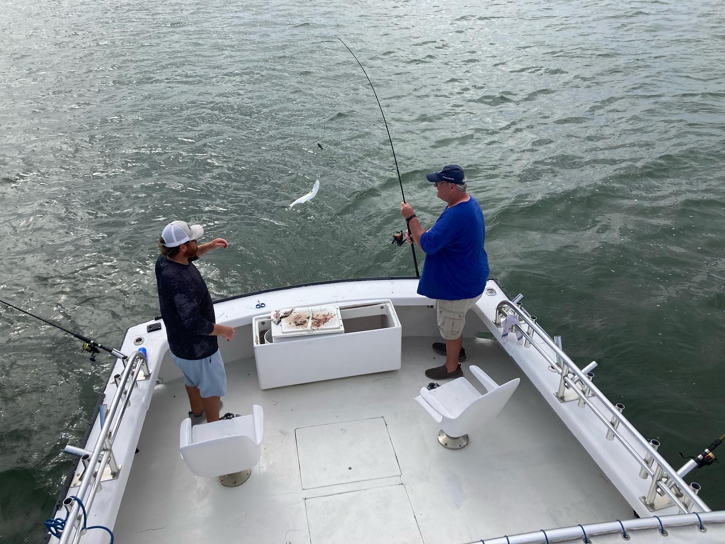 Two anglers fishing at Nags Head