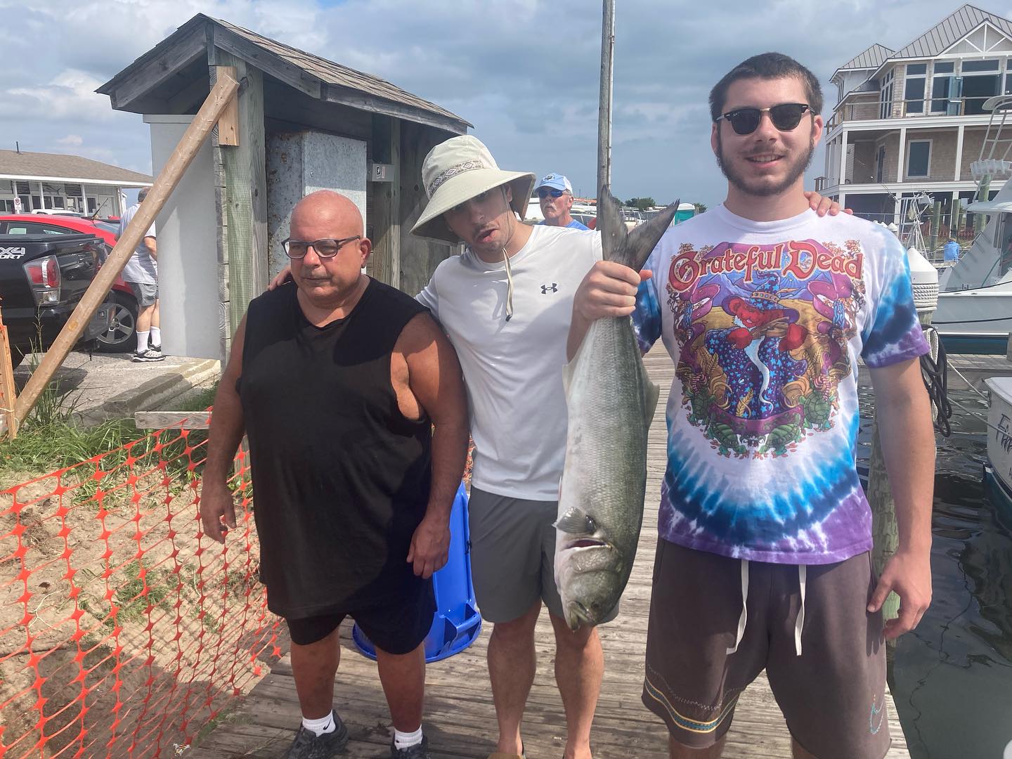 Bluefish caught while fishing in NC