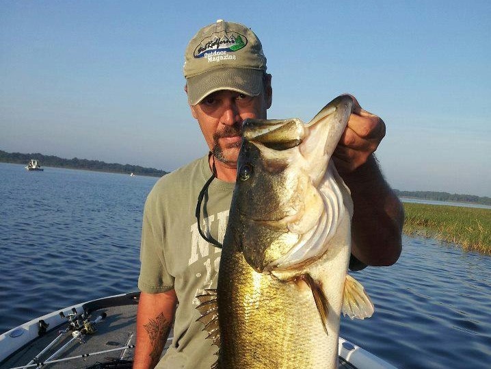 A single person fishing in Kissimmee