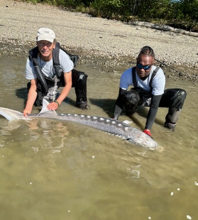 Anglers enjoying a fishing trip in BC