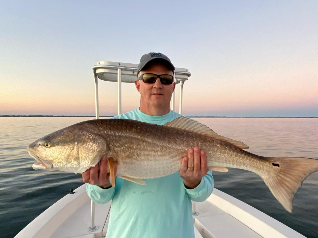 Redfish caught in FL, fishing/hunting adventure