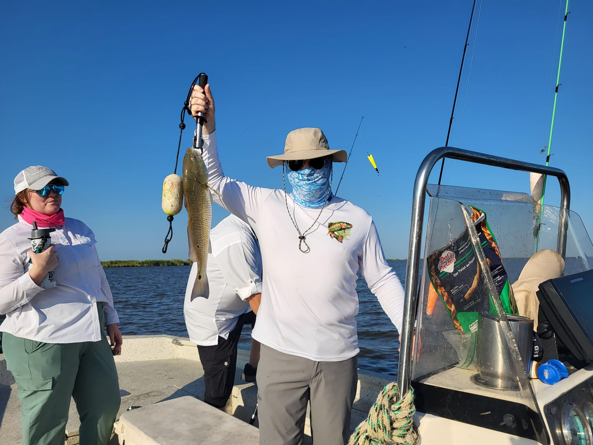 Redfish caught on Bolivar Peninsula