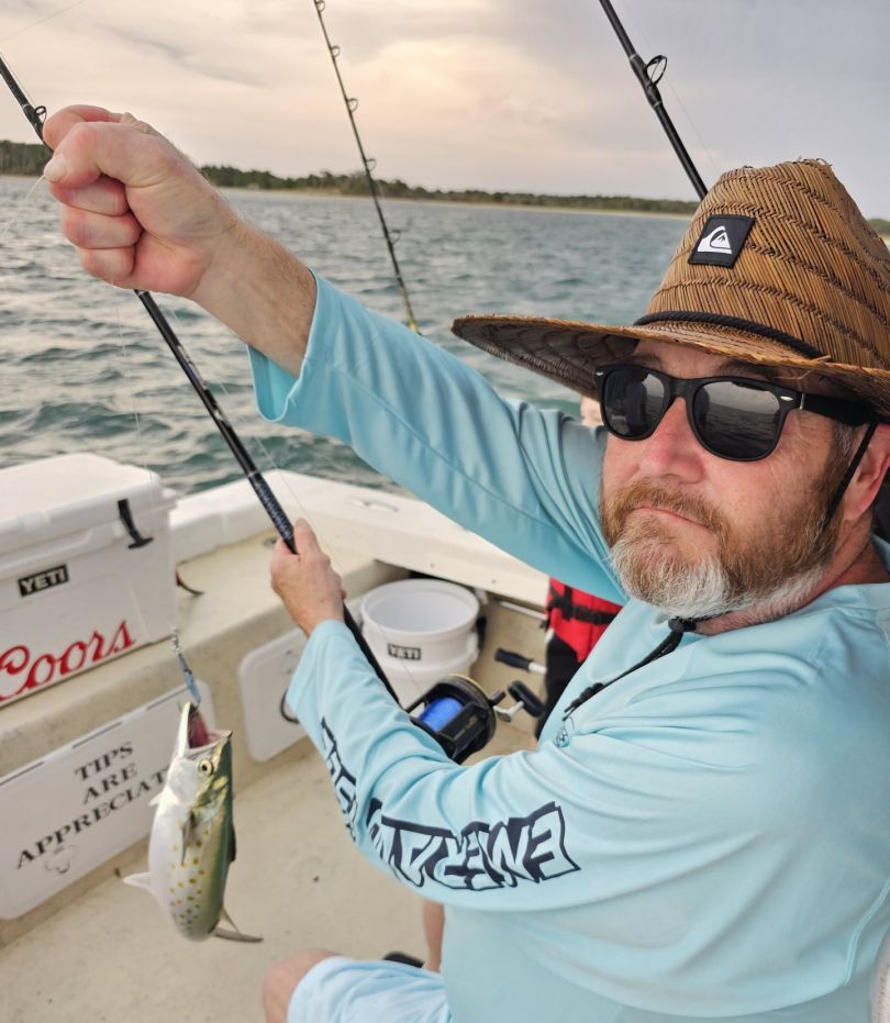 Spanish mackerel caught while fishing in Morehead City NC