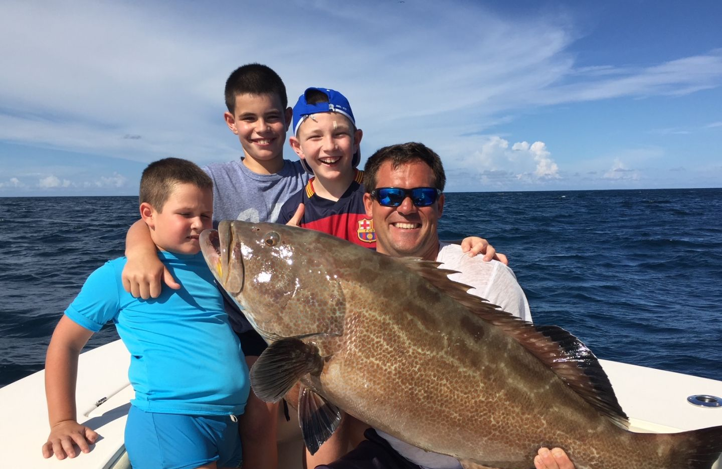 Black Grouper fish caught in FL