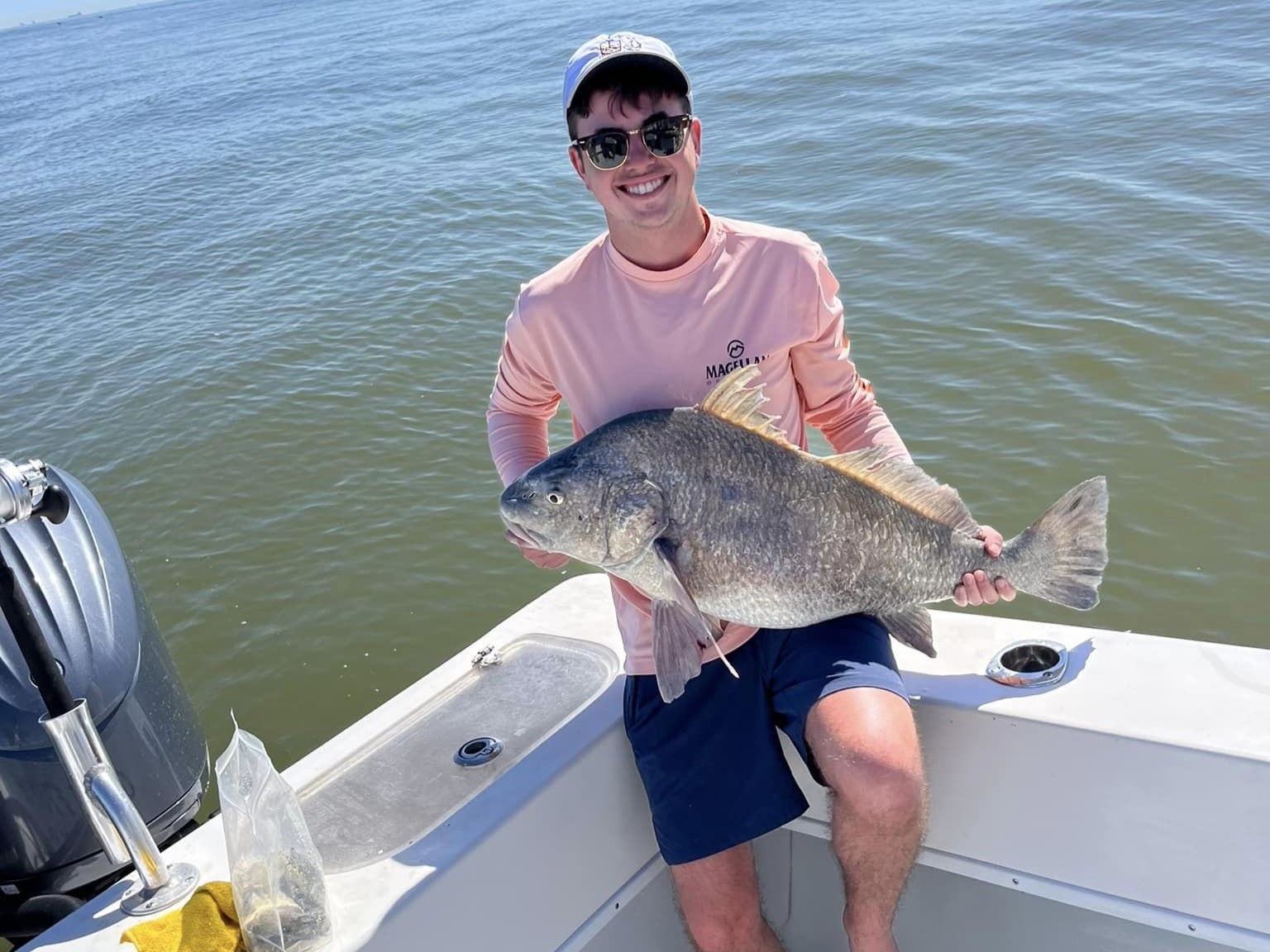 A lone Black Drum fish caught in TX
