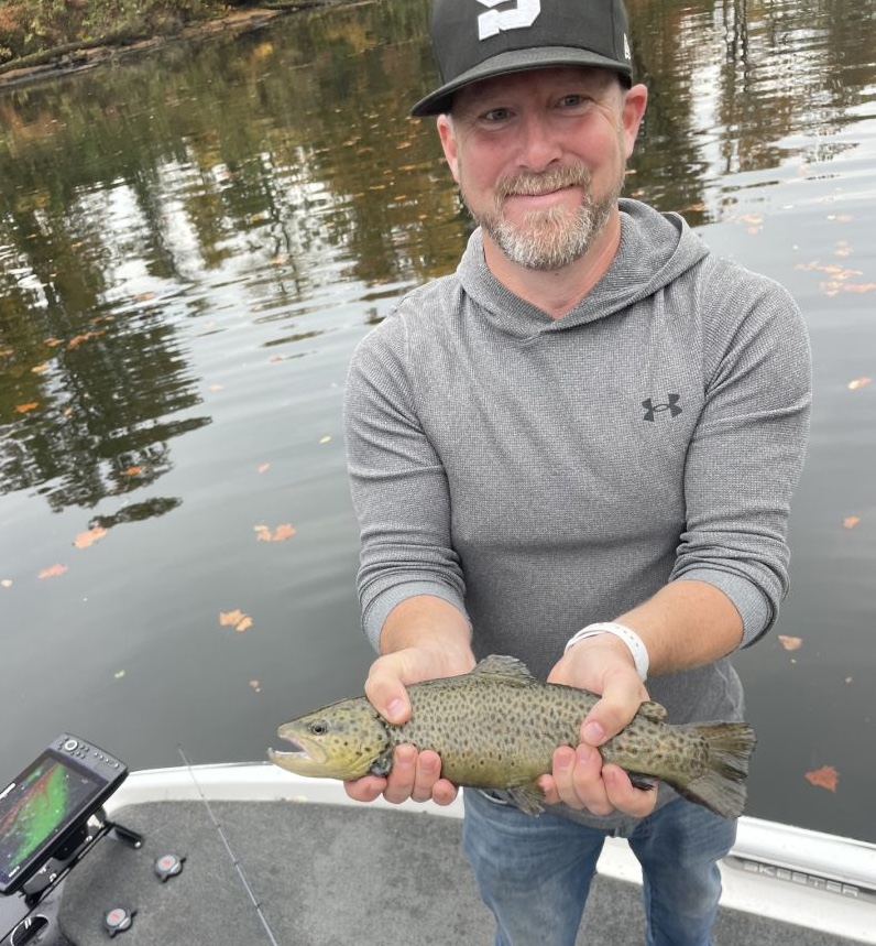 A person fishing in Branson