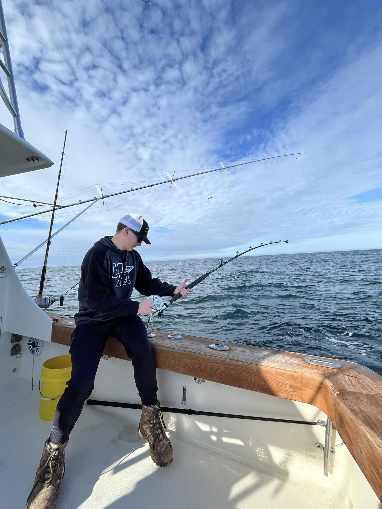 A person fishing in Virginia