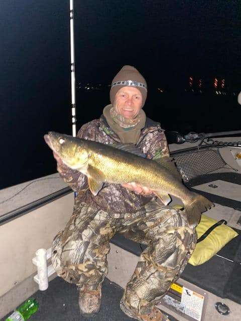 Angler with a 27-inch catch in WI