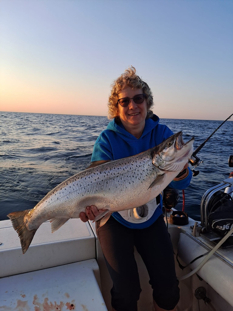 Cutthroat trout caught at Port Washington