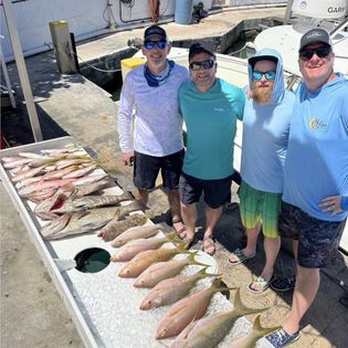 Four people fishing in Florida