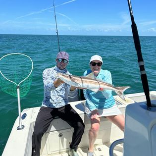 A couple fishing in Florida