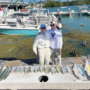 Two people fishing in Florida