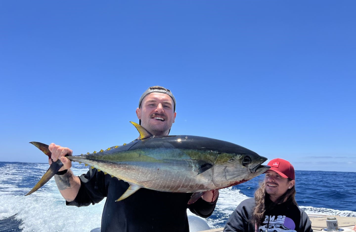 Blackfin tuna caught during fishing trip in CA