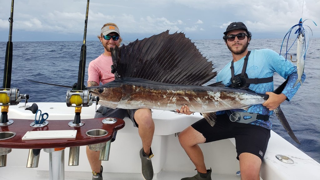 Angler with a 45-inch Atlantic Sailfish in North Carolina
