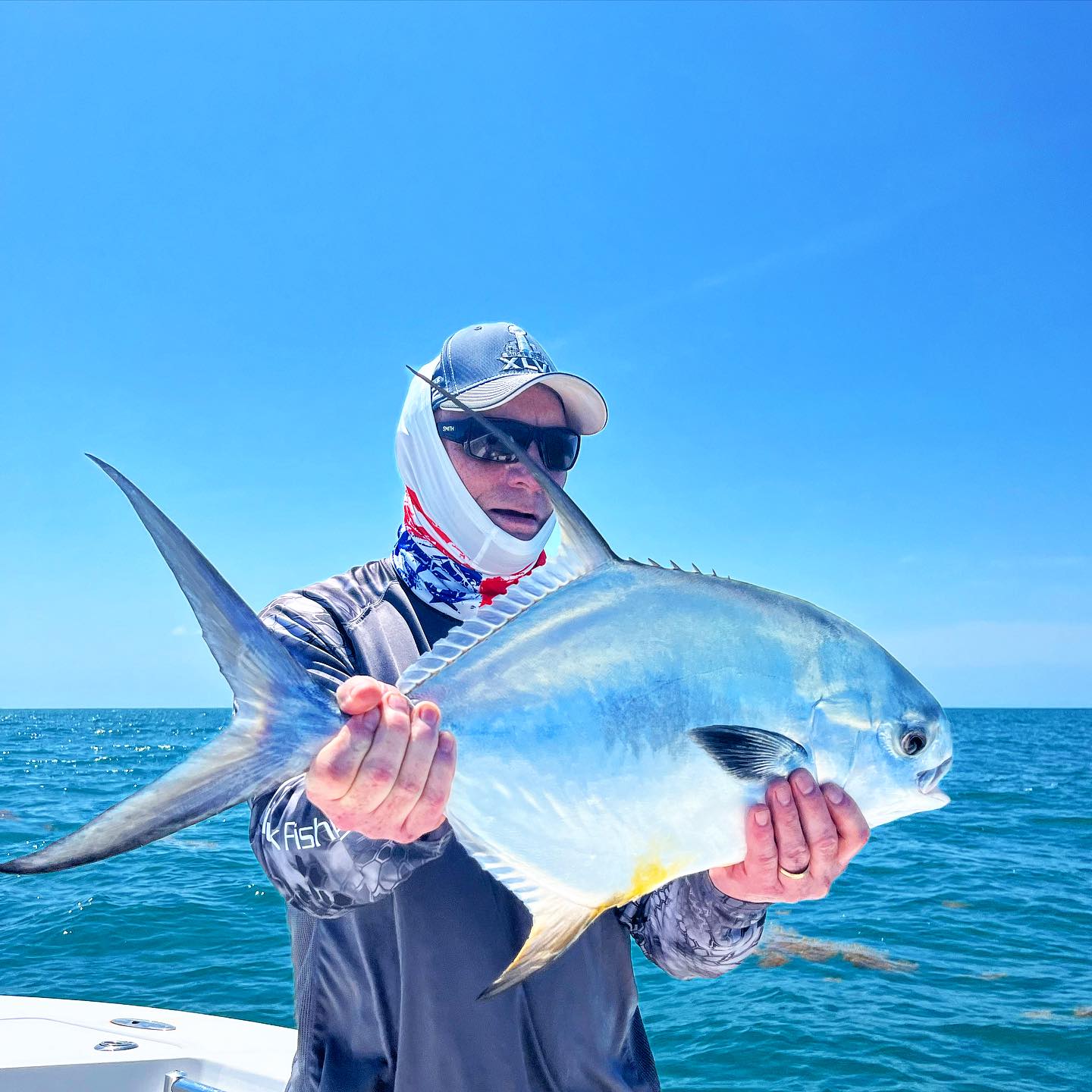 A lone angler fishing in FL