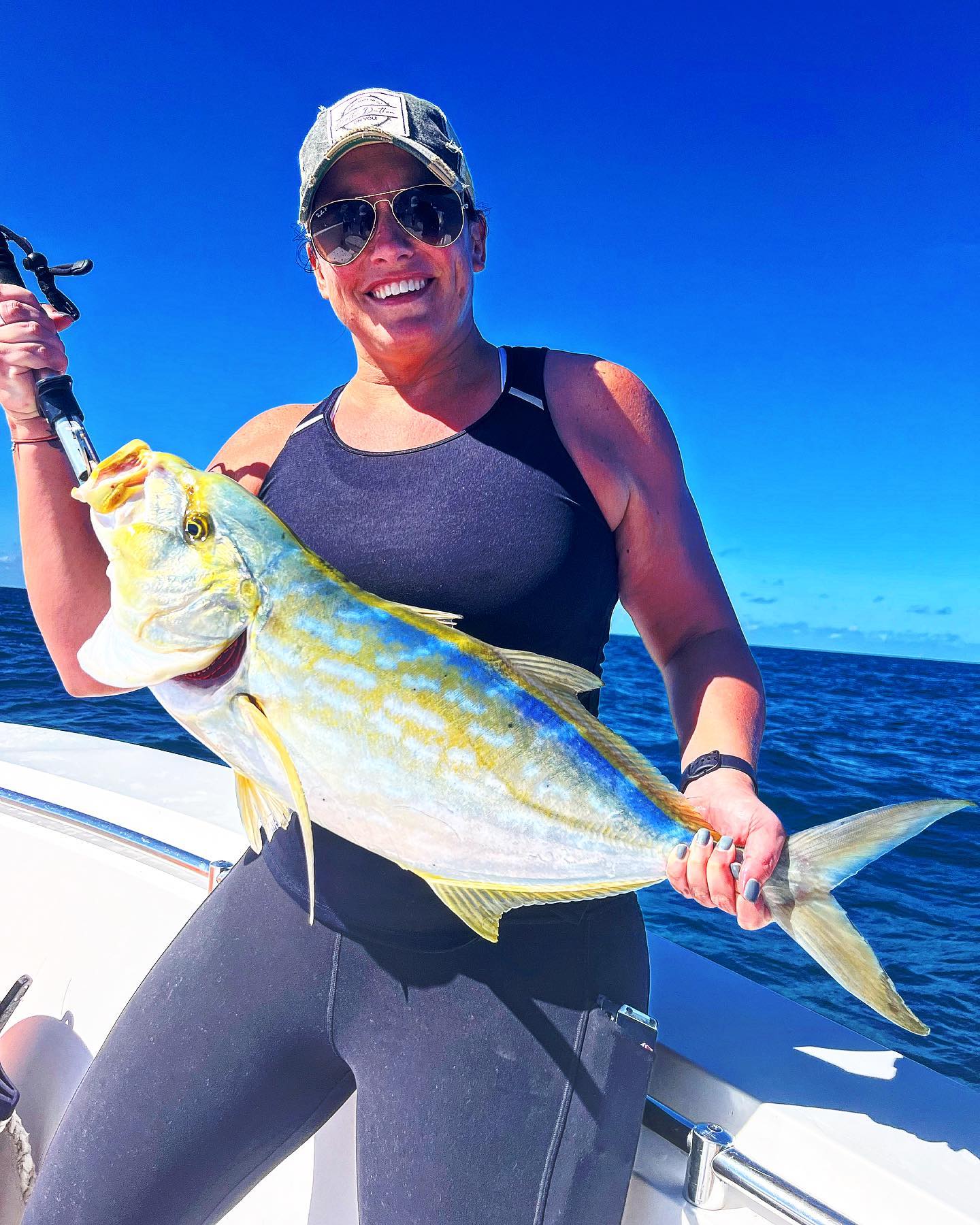 Angler with a 17-inch fishing catch in Florida