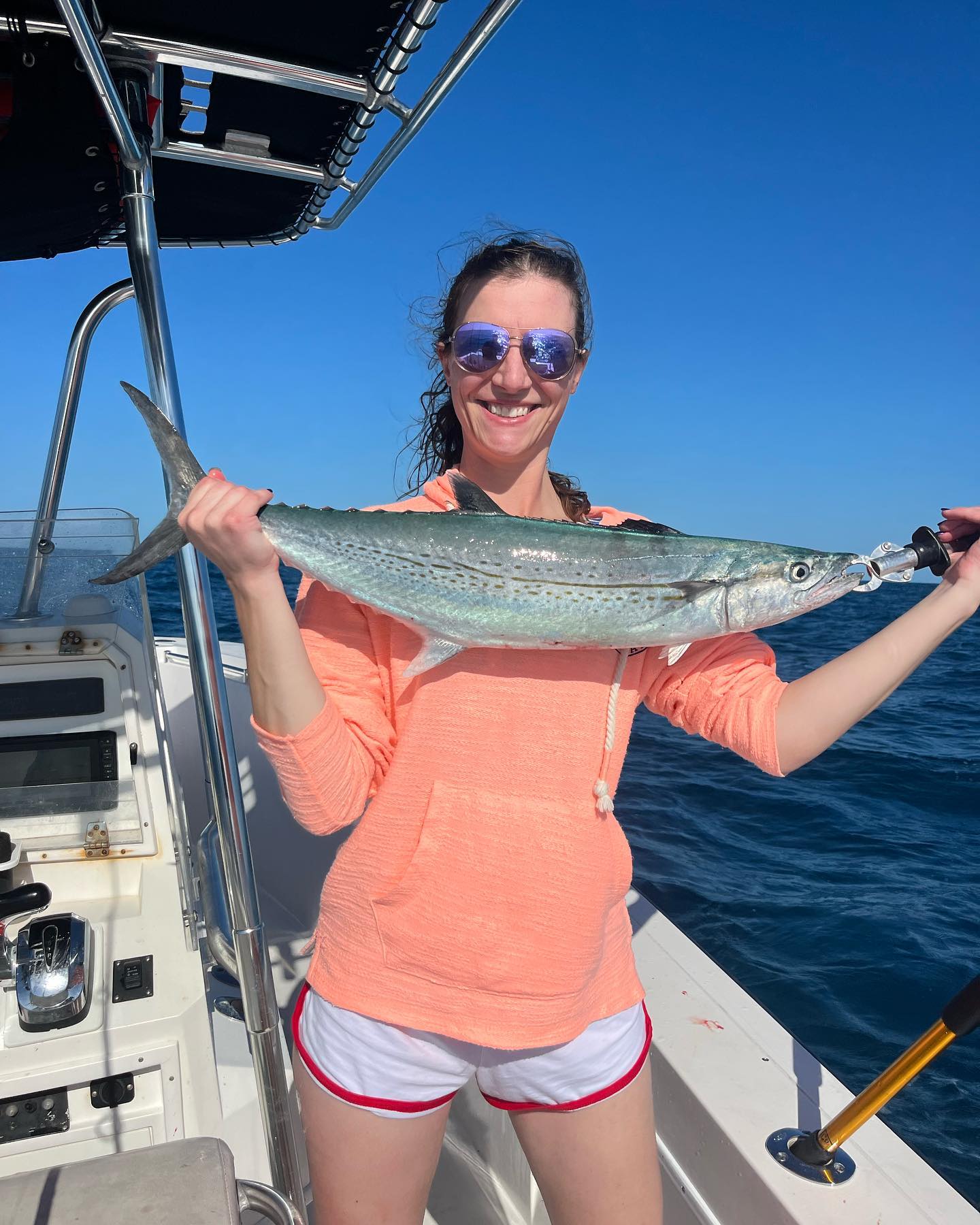 Cero Mackerel, a 20-inch fish caught while fishing in Key West