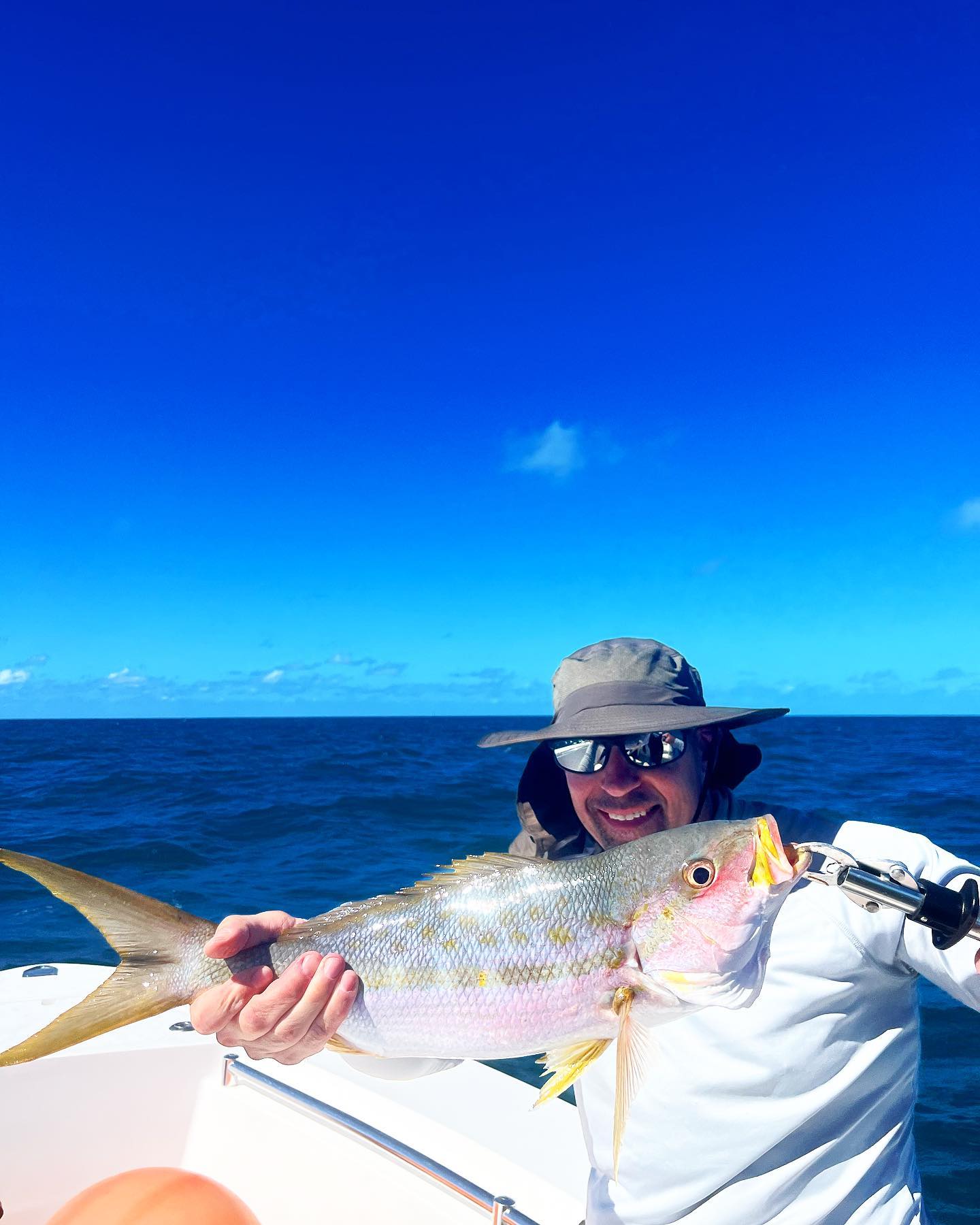 A person fishing in Florida