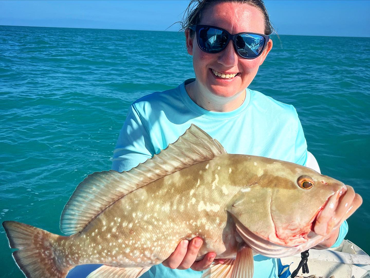 Fishing for a Red Grouper in FL