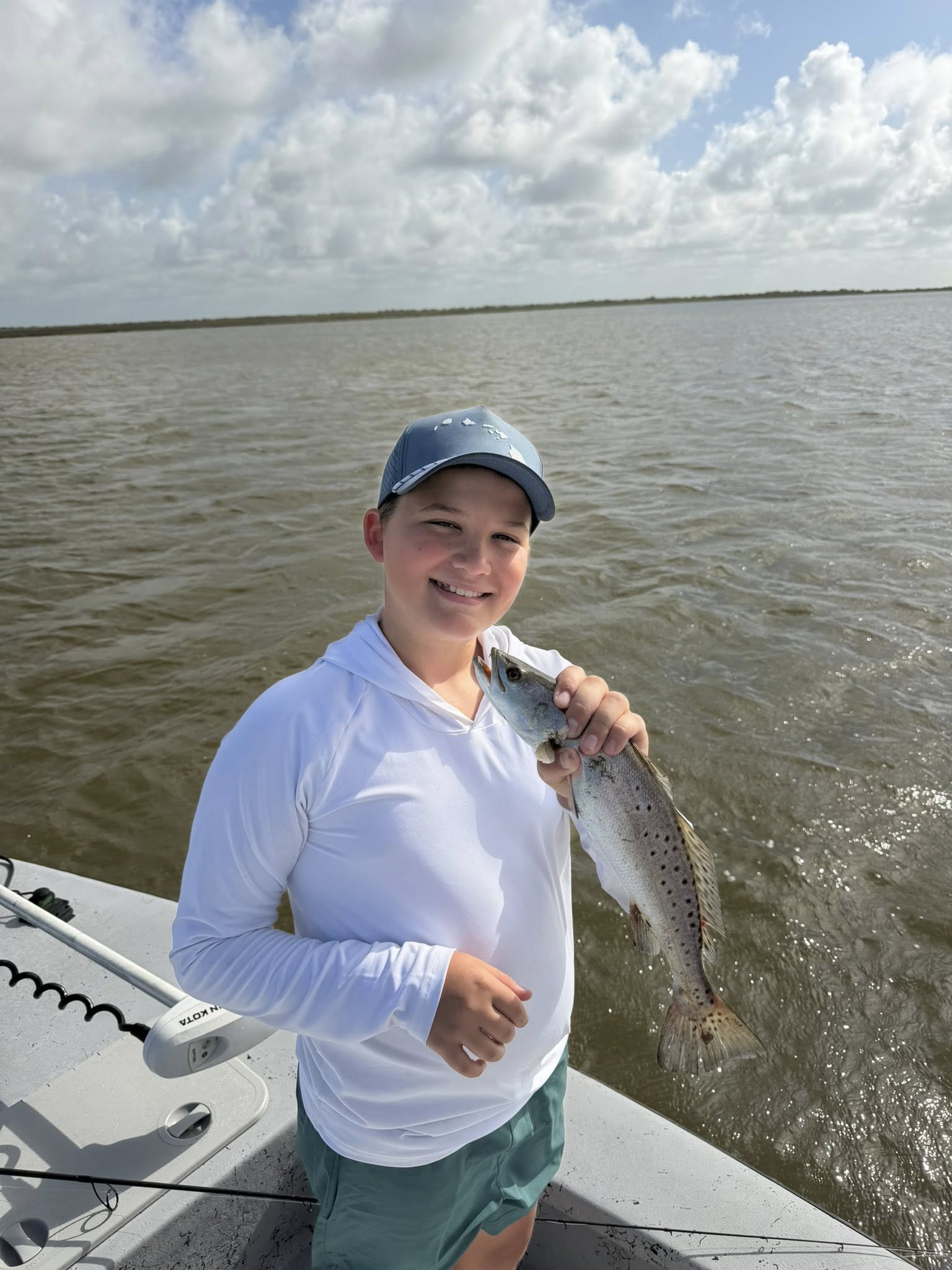 Spotted seatrout caught while fishing in Matagorda TX waters