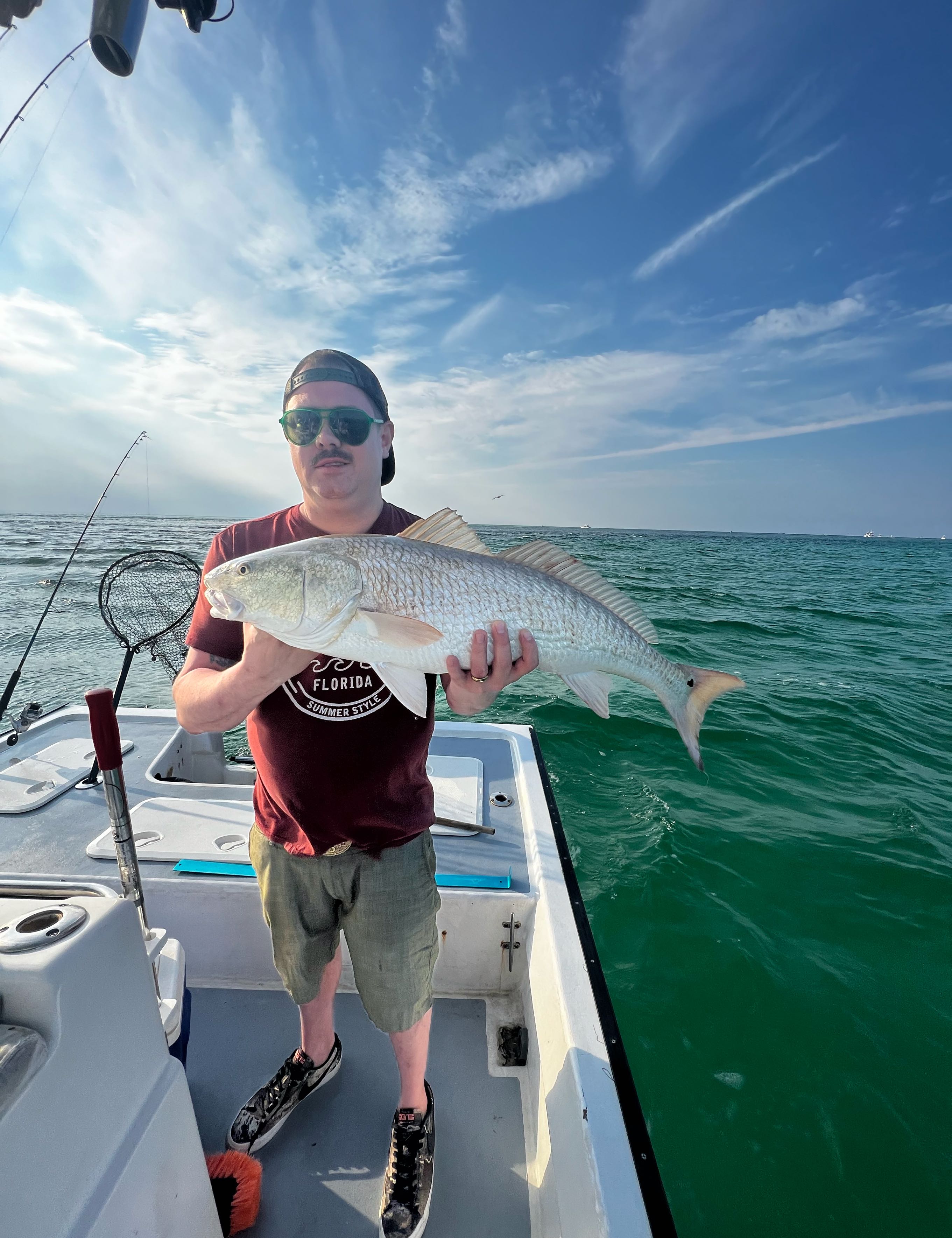 Redfish caught while fishing in Florida