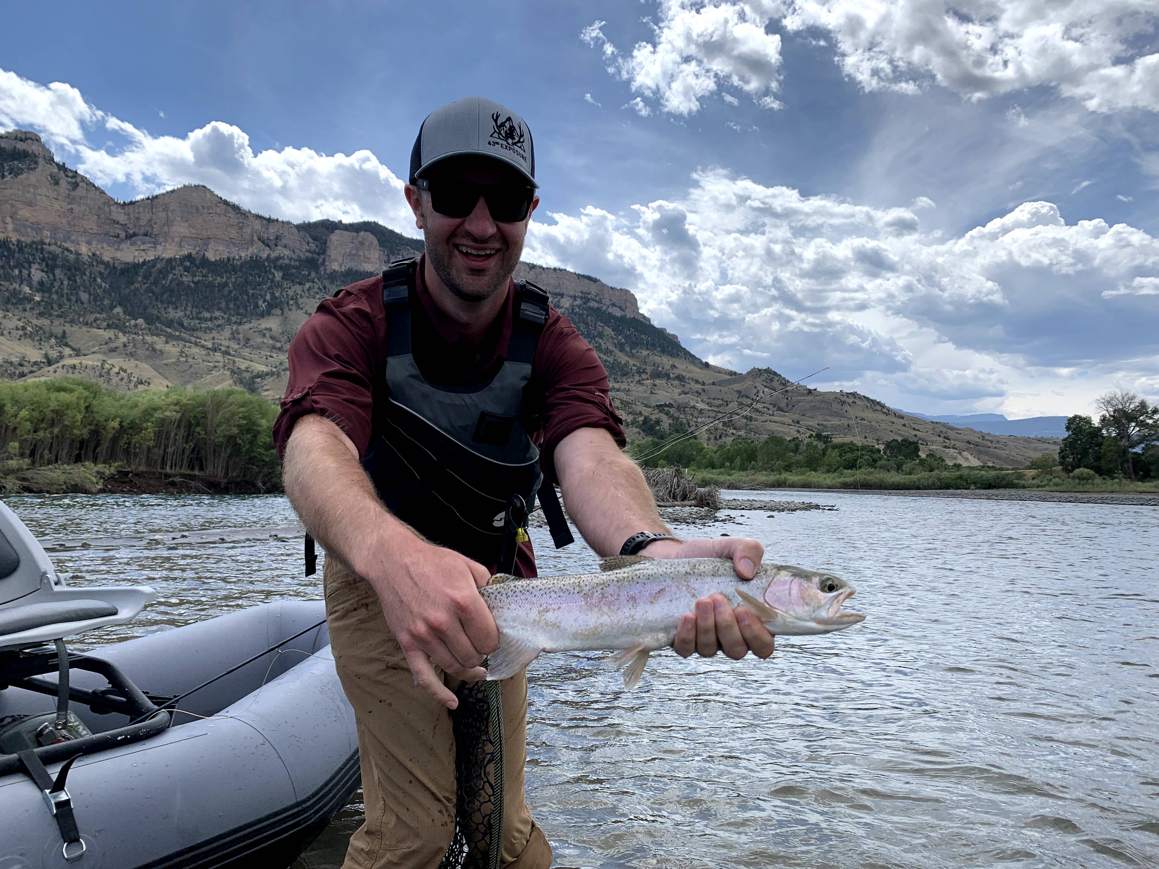 Rainbow trout fishing in Cody