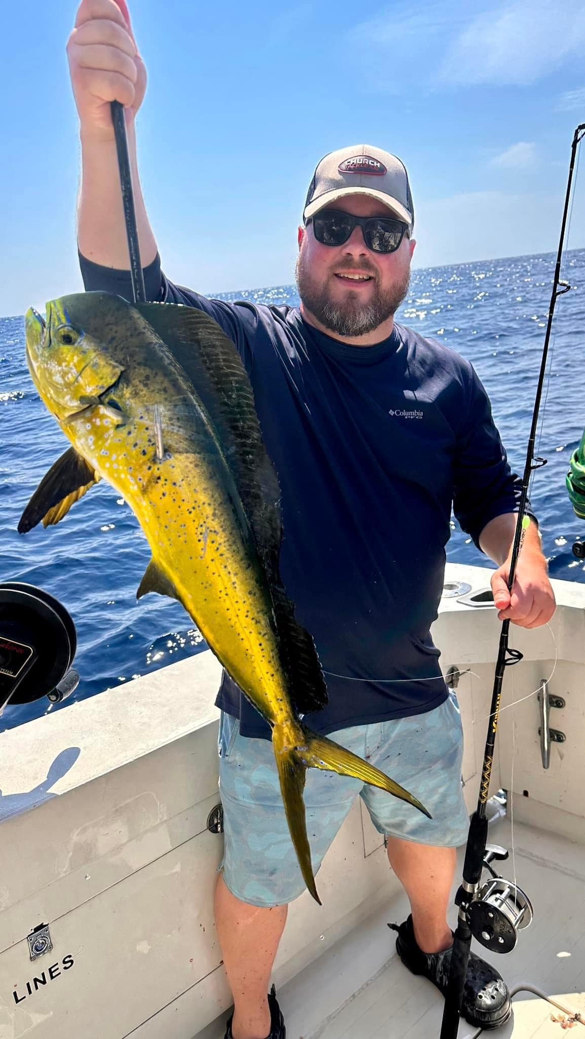 Angler with a 24-inch fish in North Carolina
