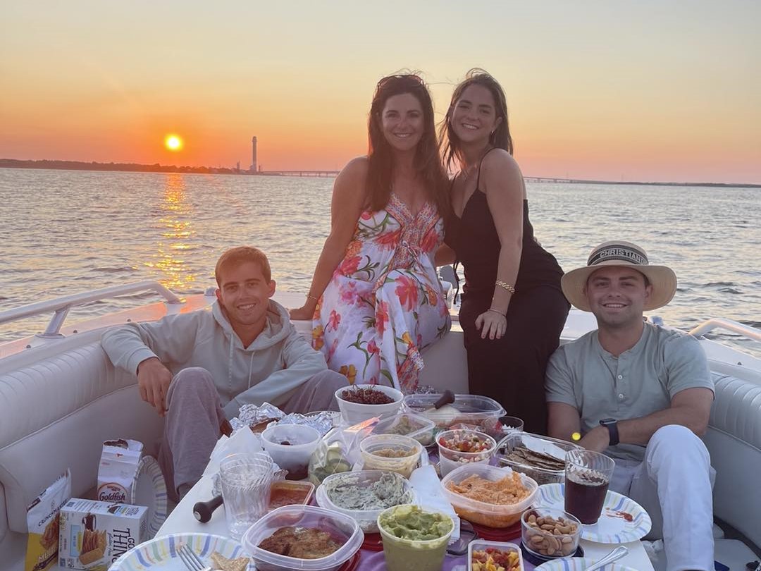 4 people fishing in New Jersey