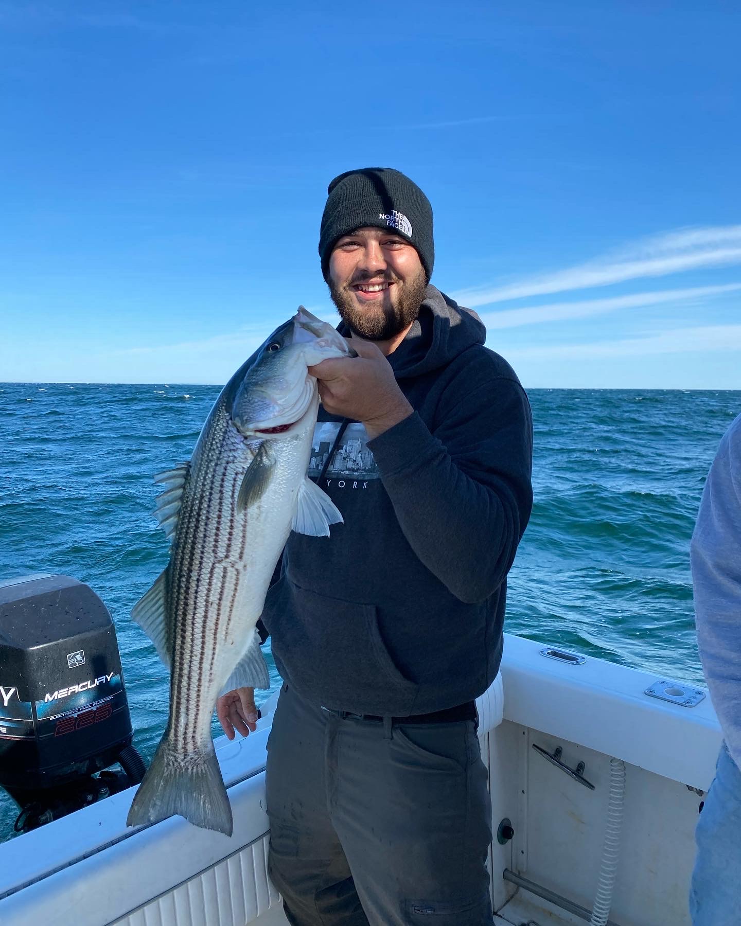 Striped bass caught in Provincetown